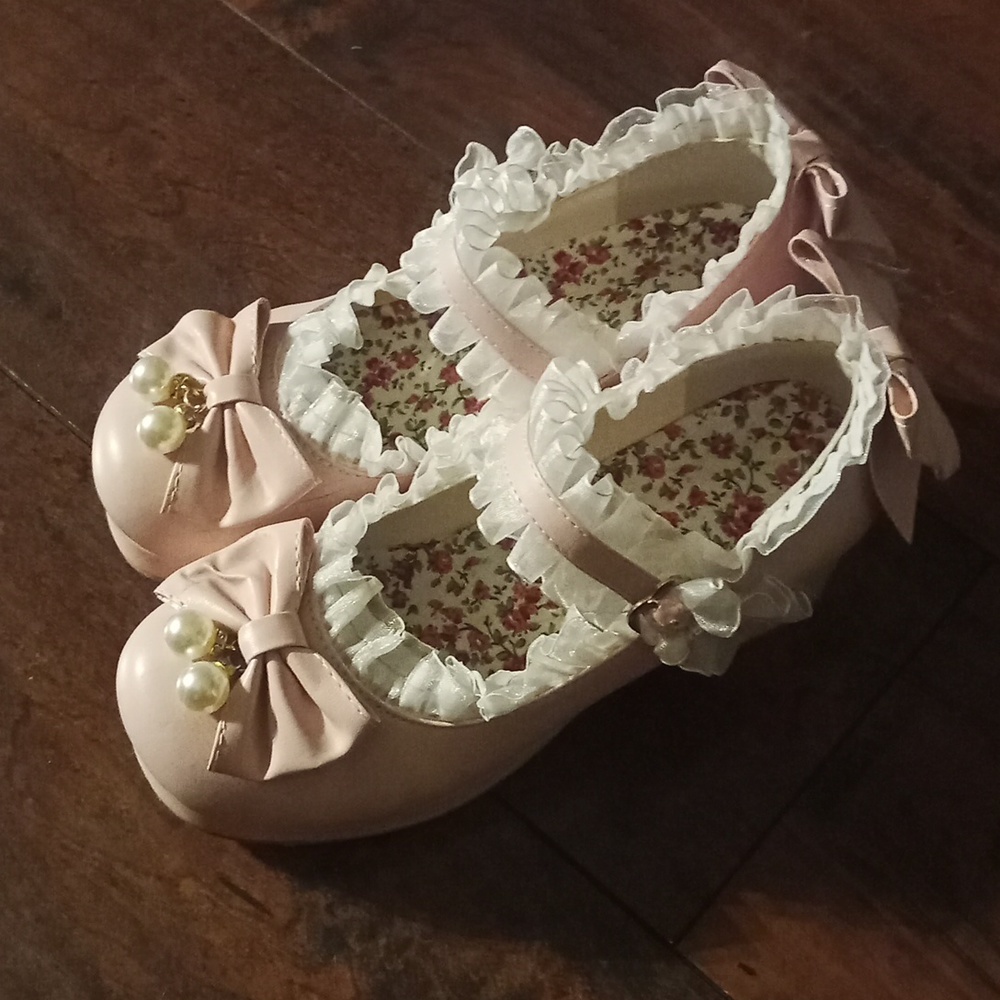 Pink Mary Janes